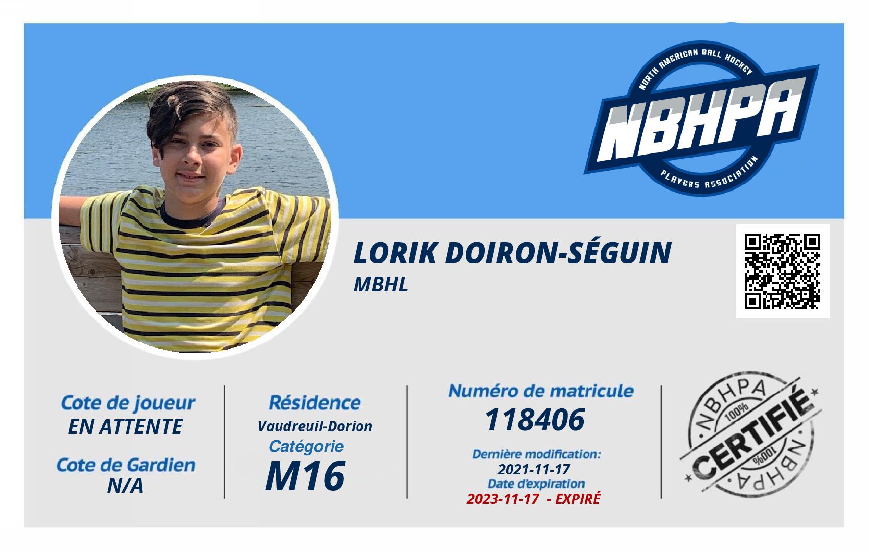 Lorik Doiron-Séguin