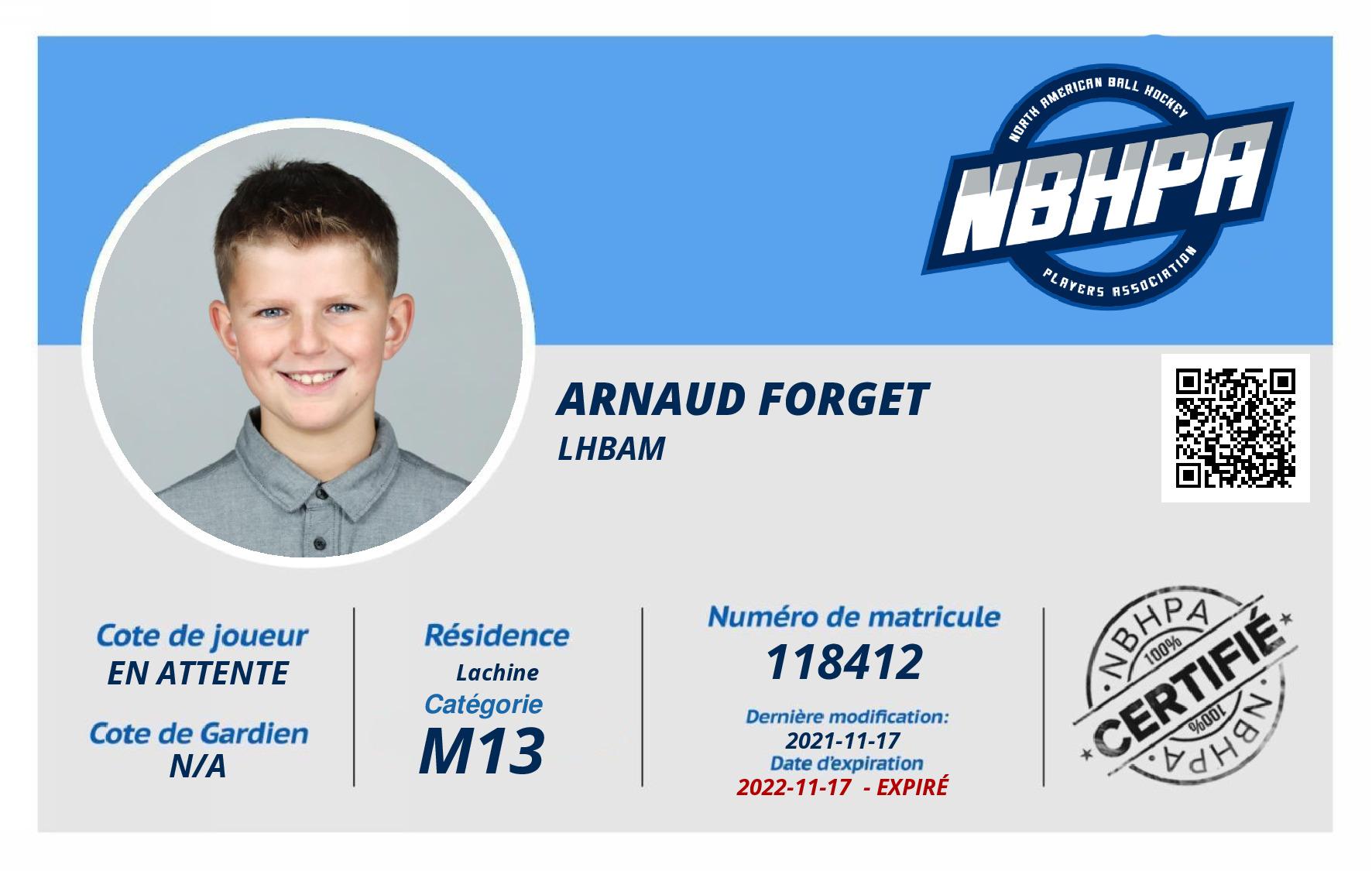 Arnaud Forget