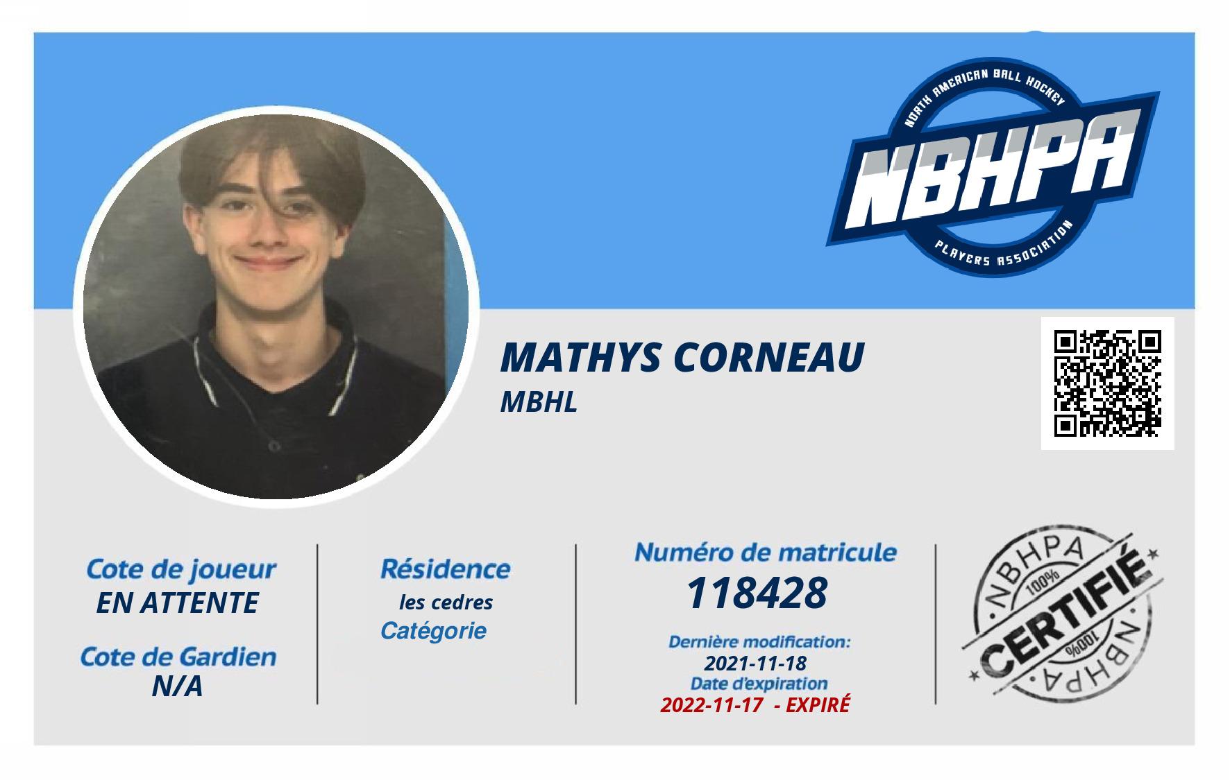 Mathys Corneau