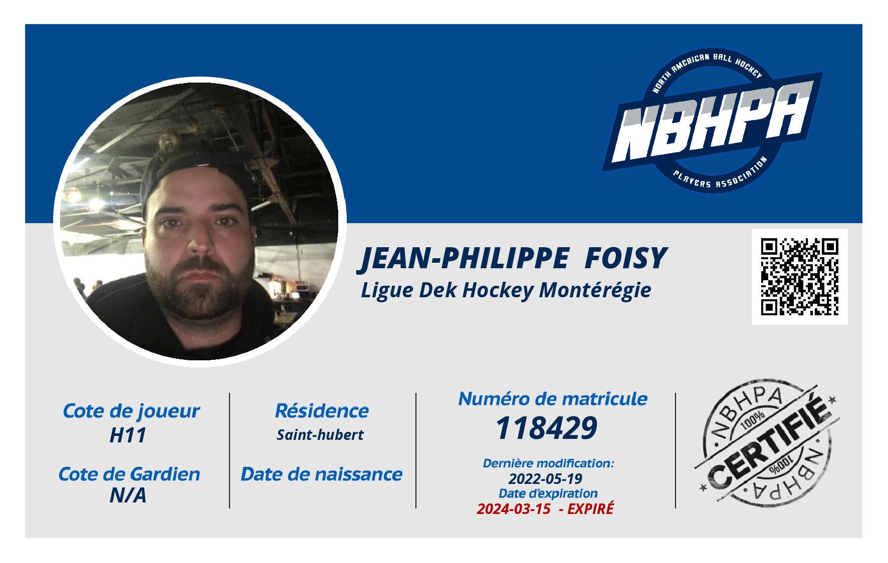 Jean-Philippe  Foisy