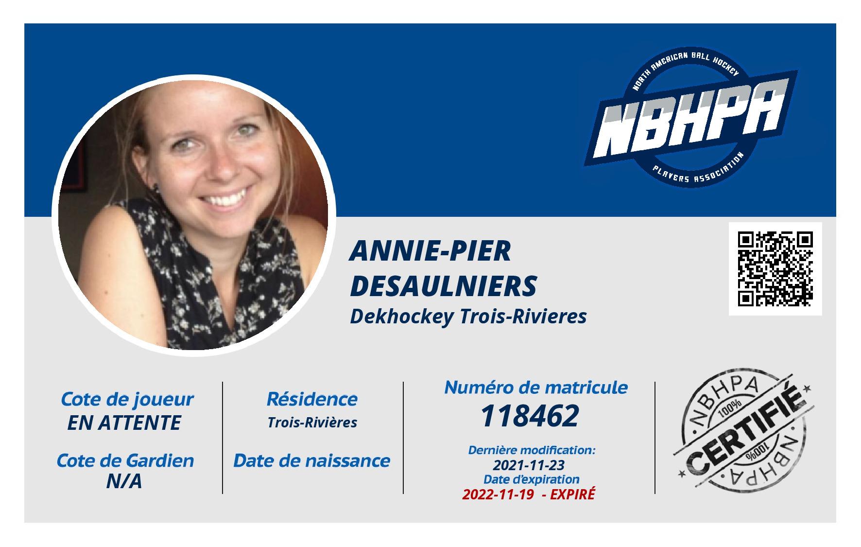 Annie-Pier Desaulniers