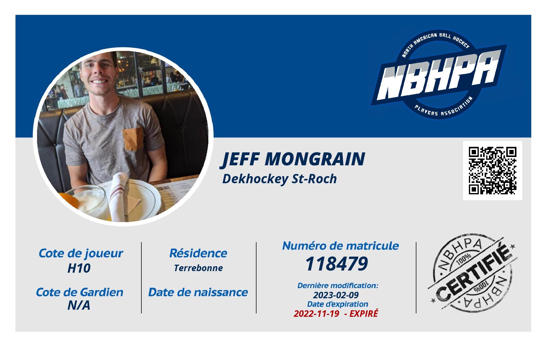 Jeff Mongrain