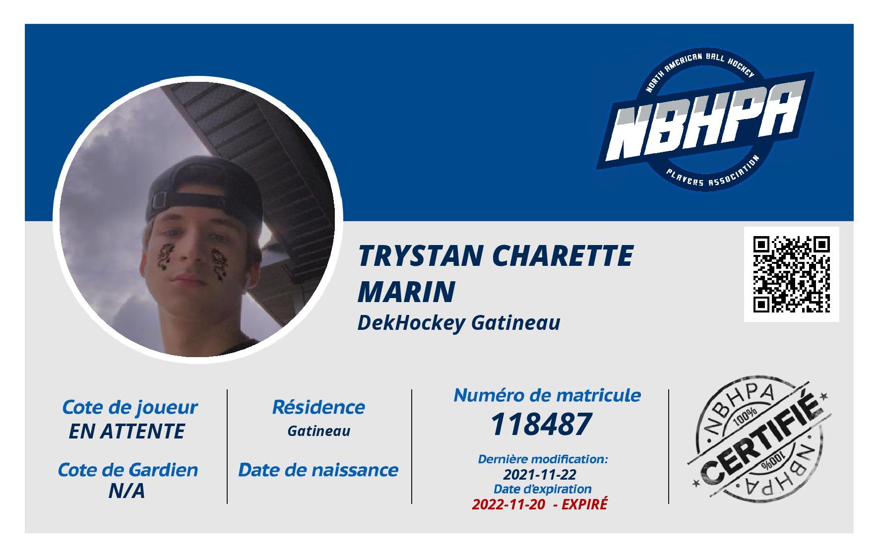 Trystan Charette Marin