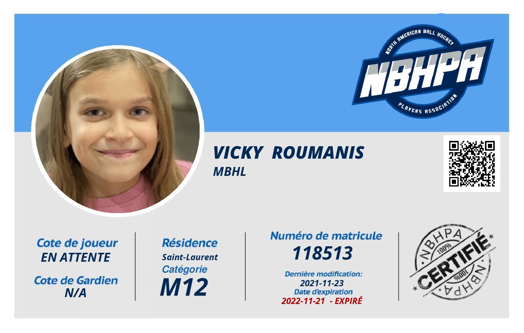 Vicky  Roumanis 
