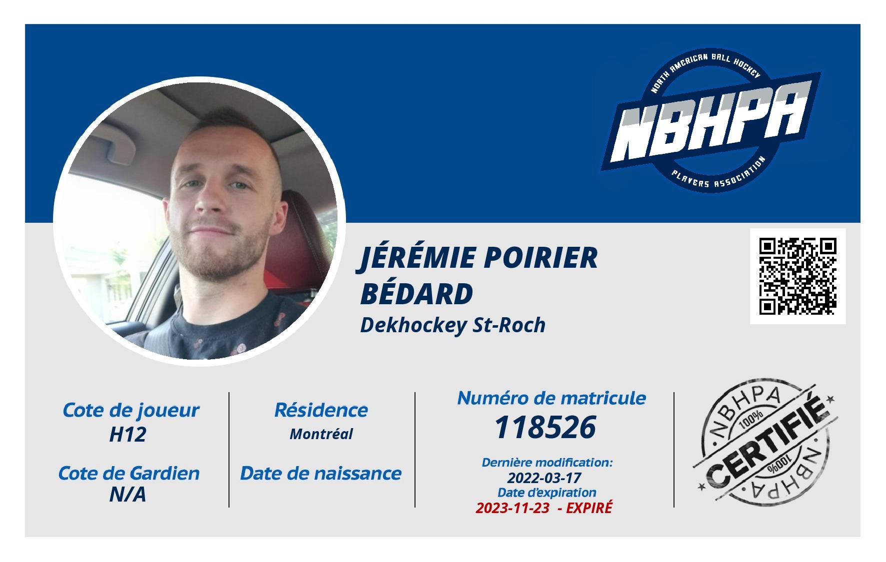 Jérémie Poirier Bédard