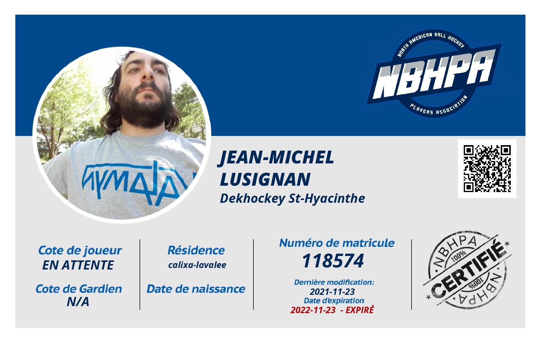 Jean-michel Lusignan