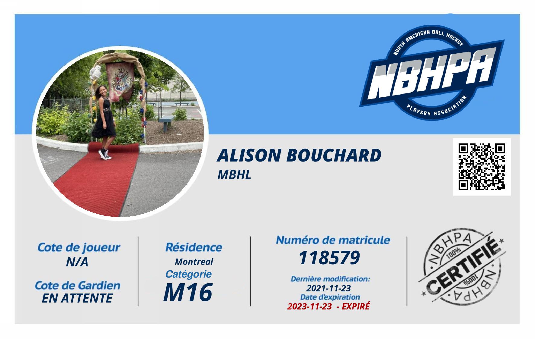 Alison Bouchard
