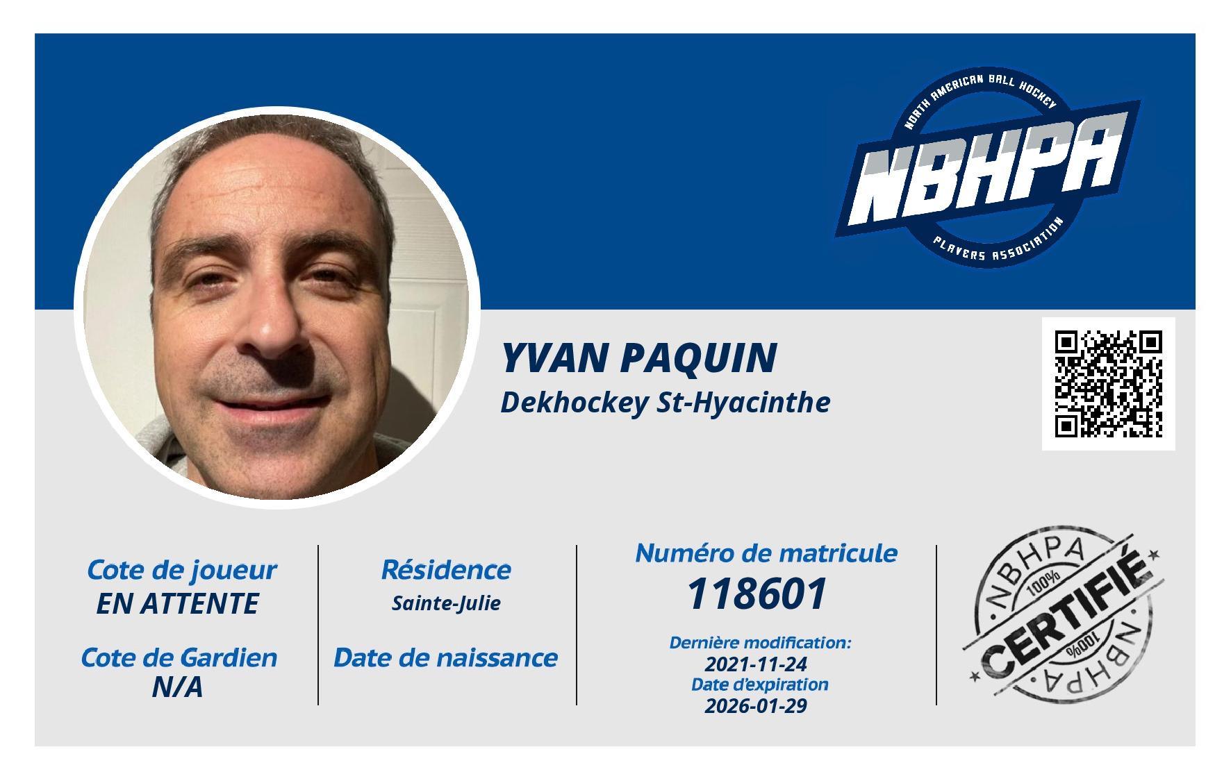 Yvan Paquin