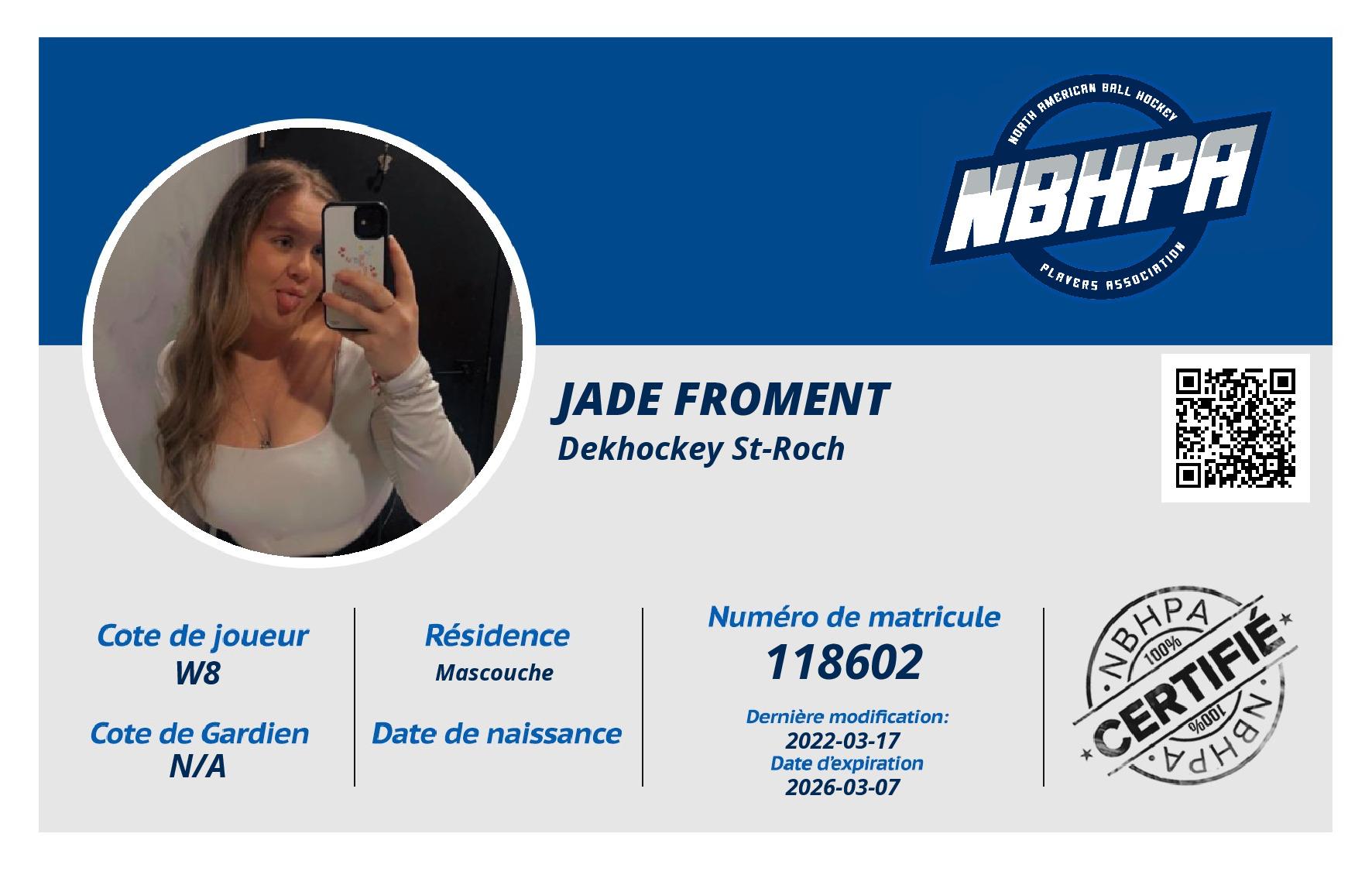 Jade Froment 