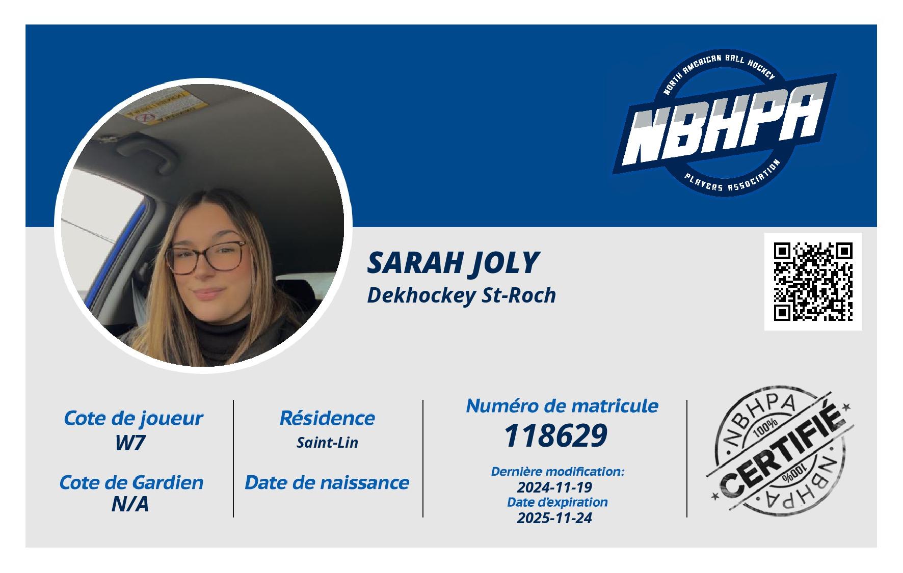 Sarah Joly