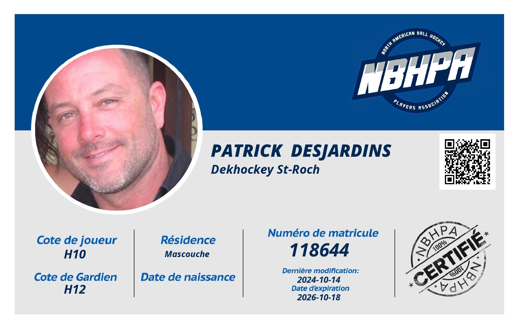 Patrick  Desjardins 