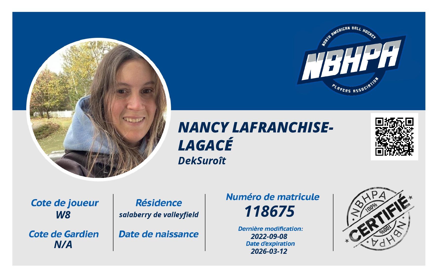 Nancy Lafranchise-Lagacé