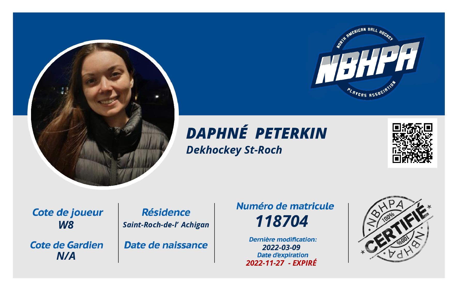 Daphné  Peterkin