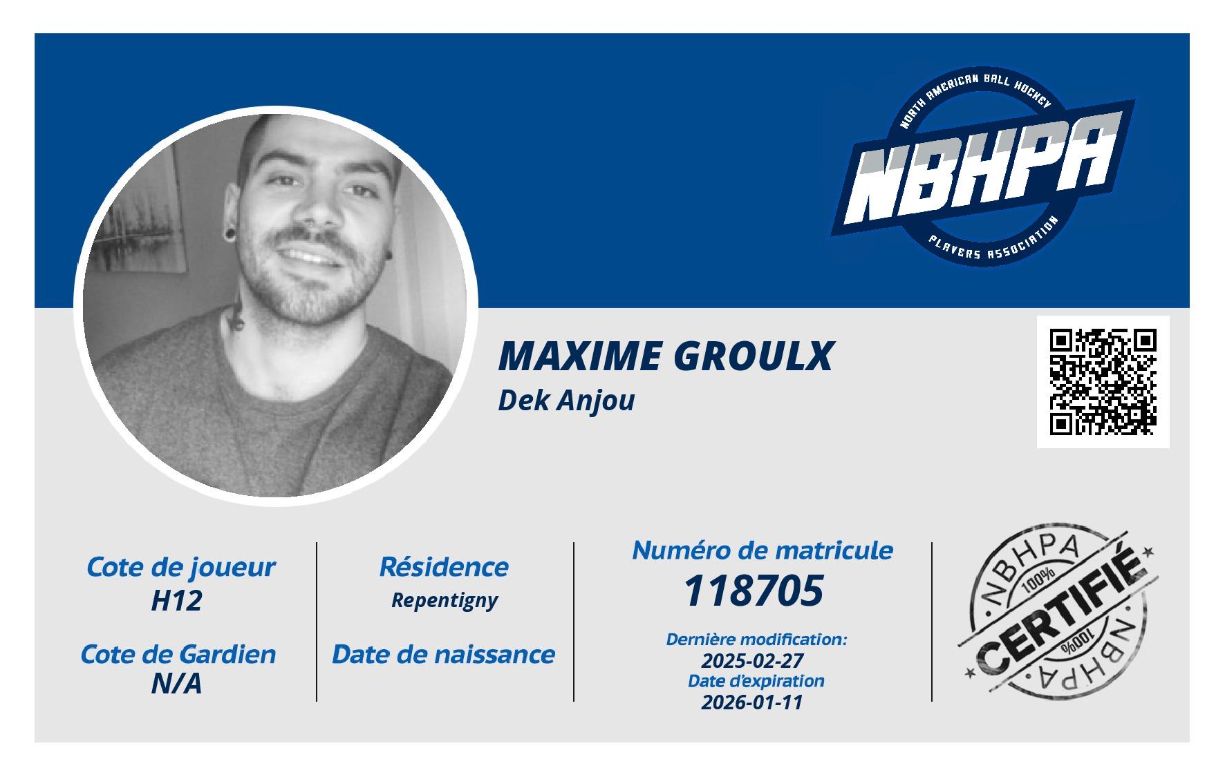 Maxime Groulx