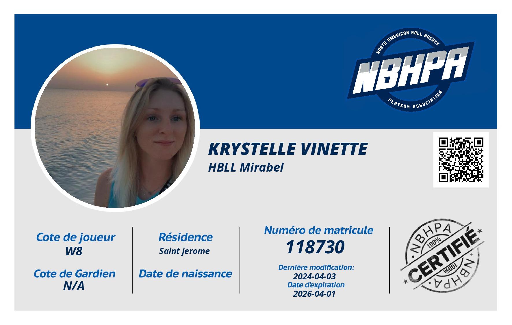 Krystelle Vinette