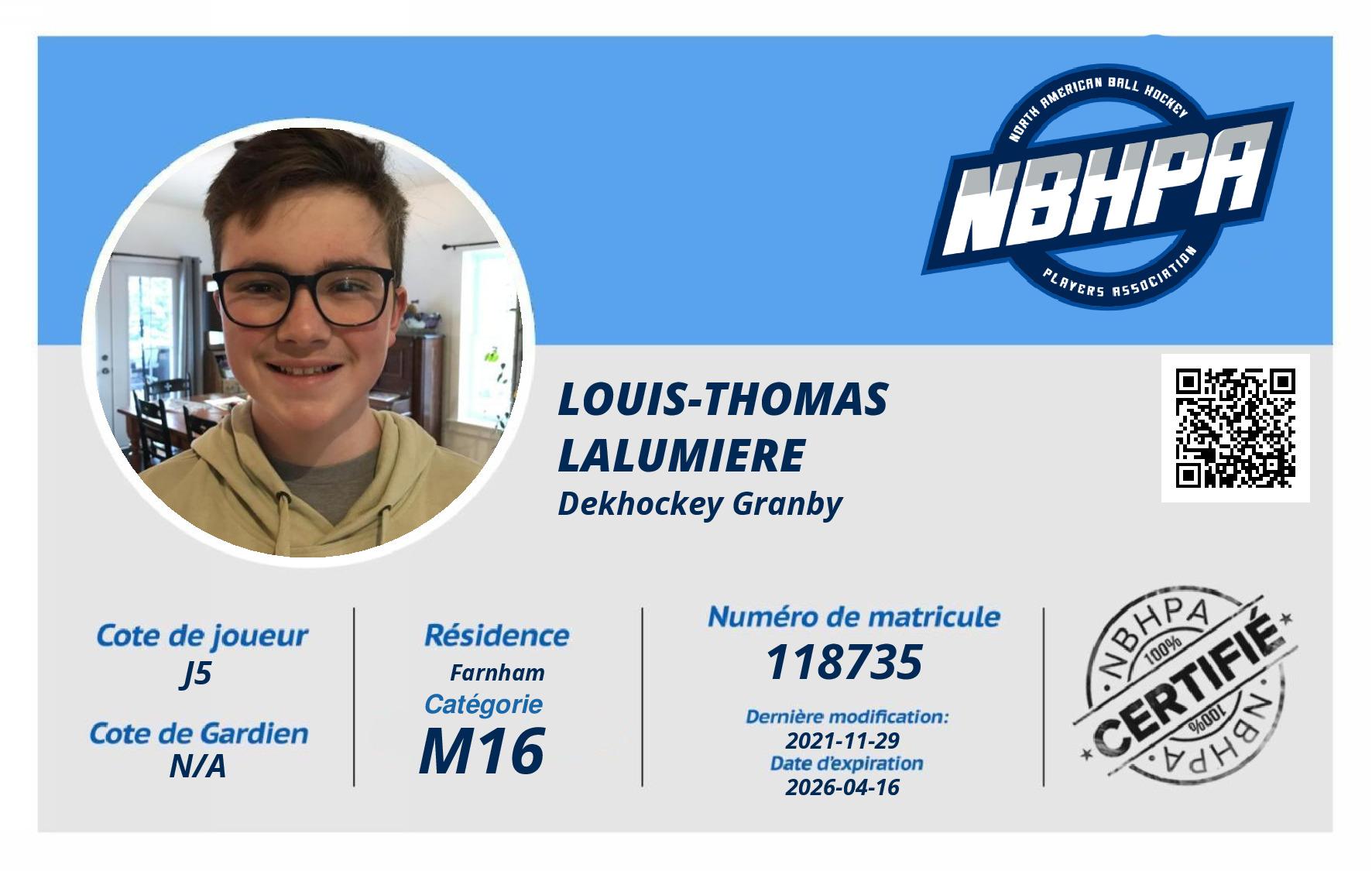 Louis-Thomas Lalumiere