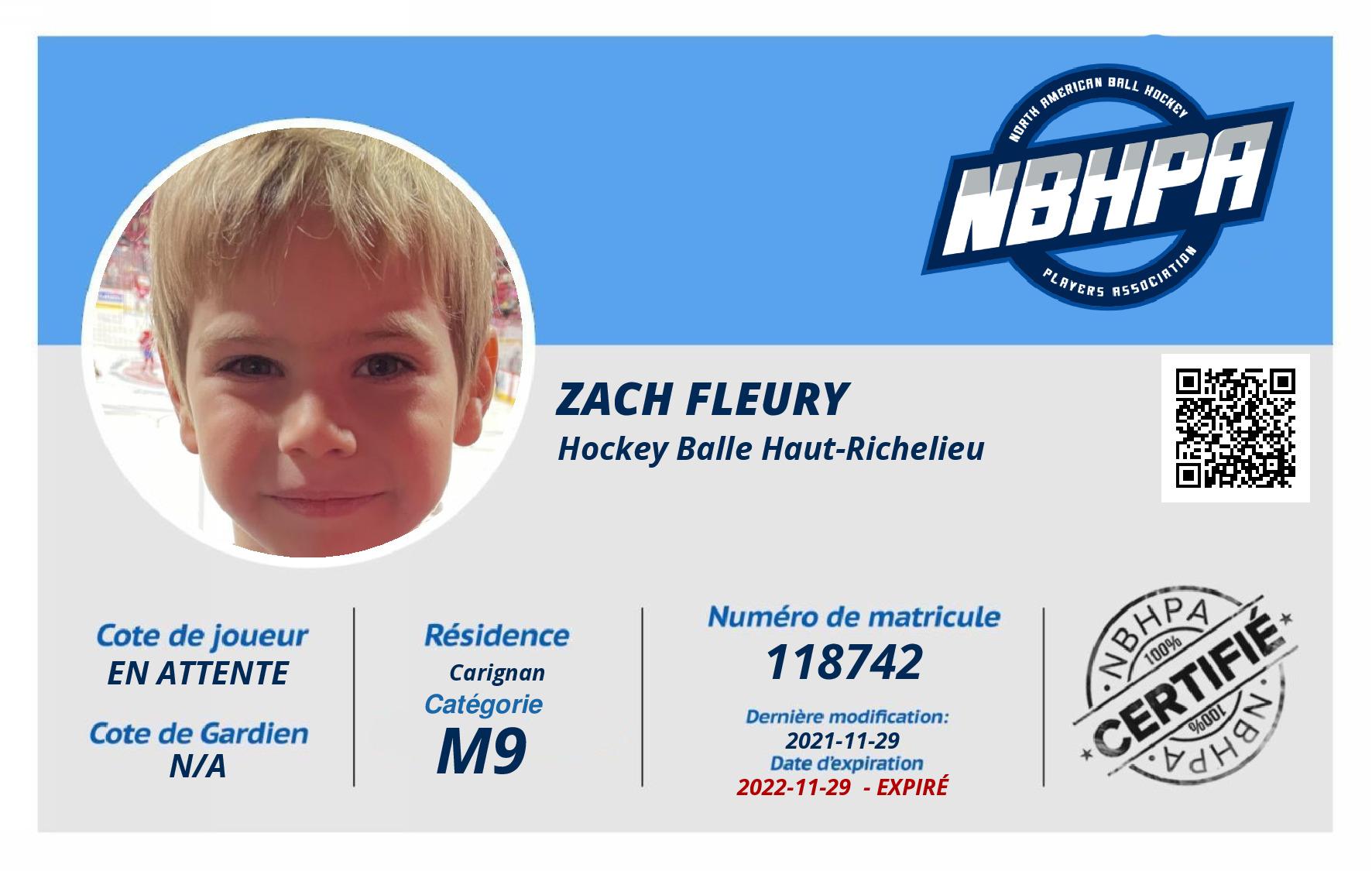 Zach Fleury
