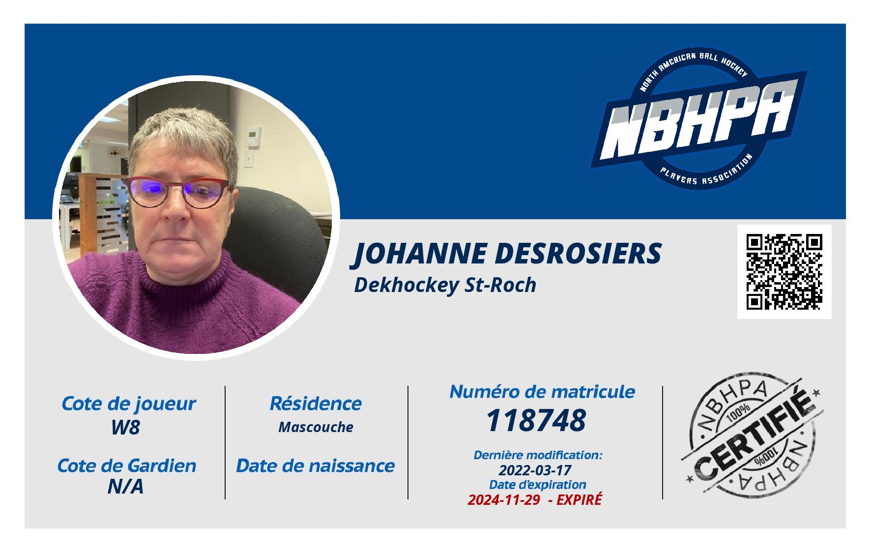 Johanne Desrosiers