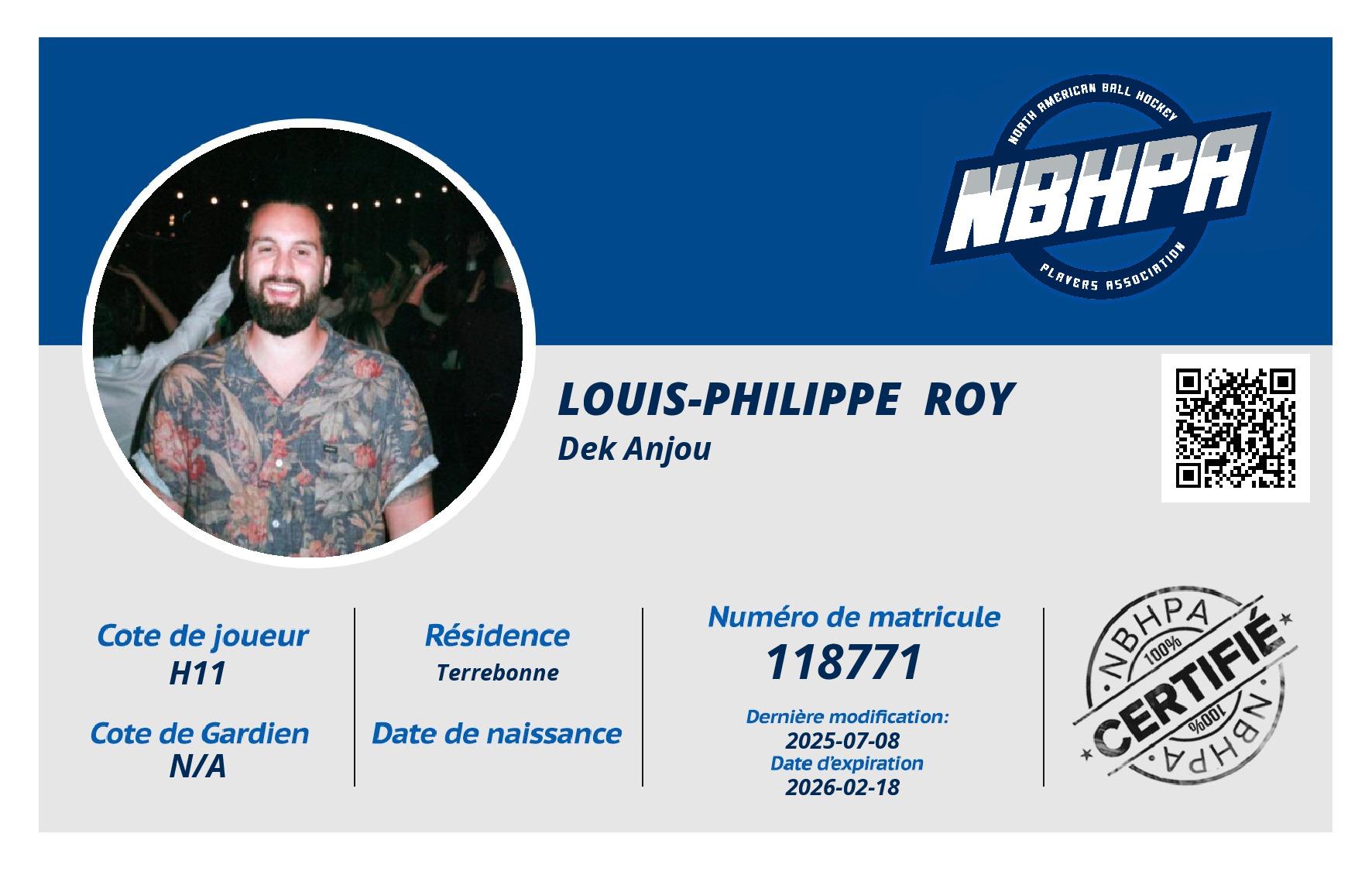 Louis-Philippe  Roy