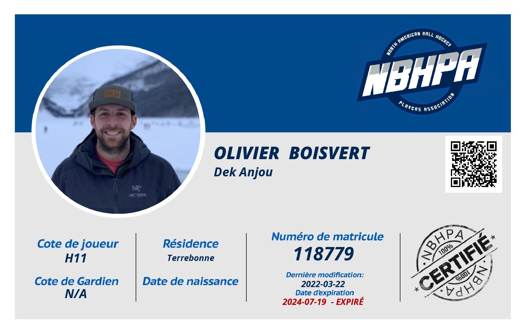 Olivier  Boisvert