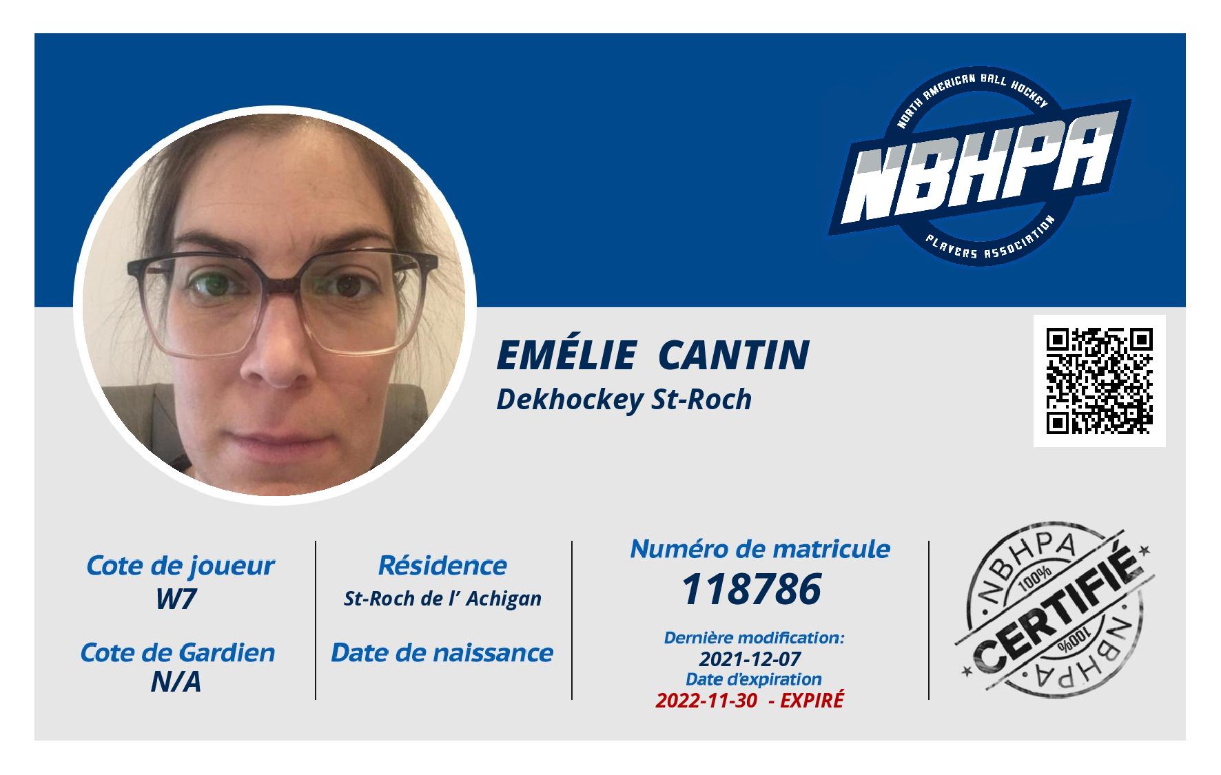 Emélie  Cantin