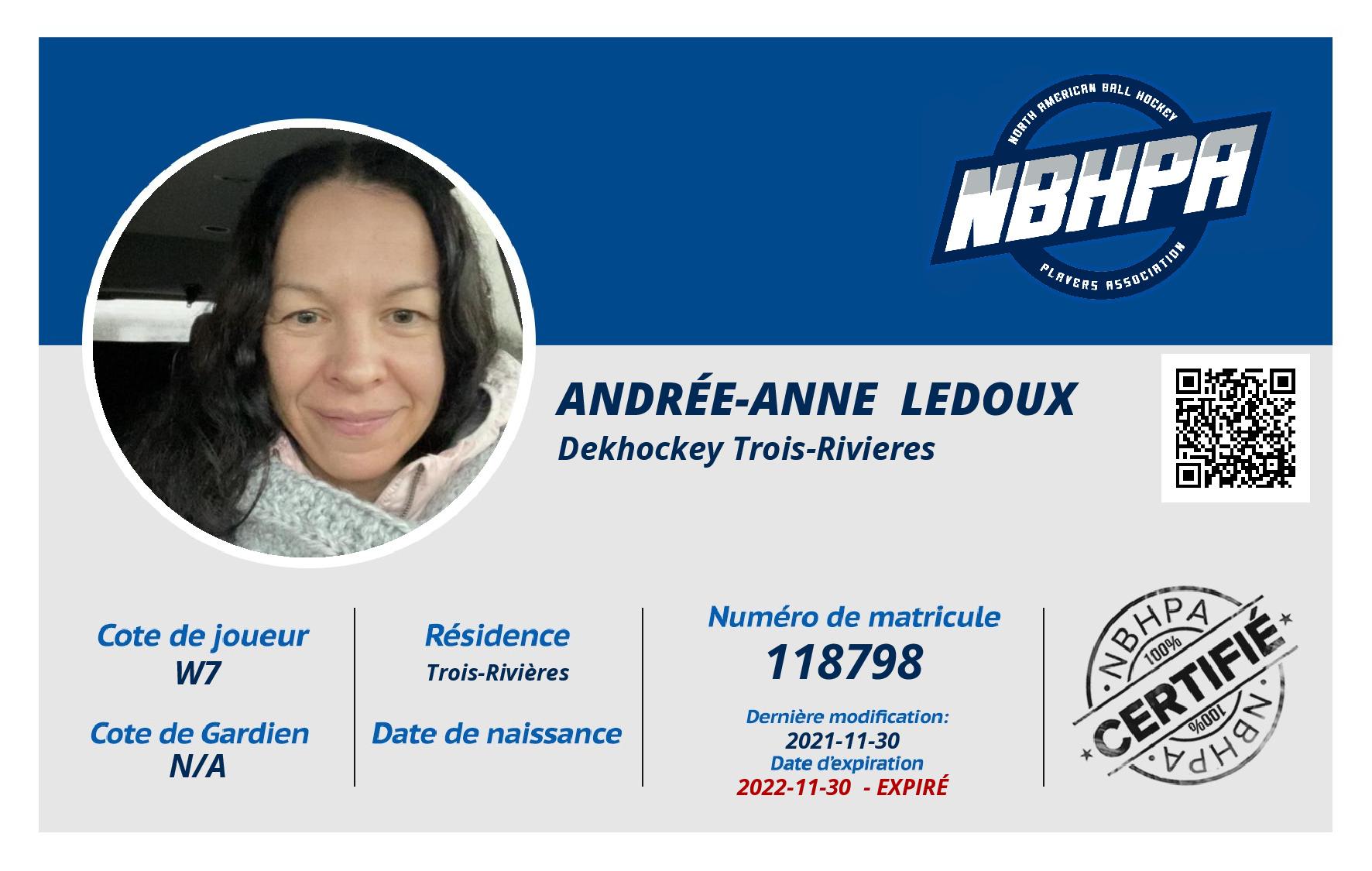 Andrée-Anne  Ledoux