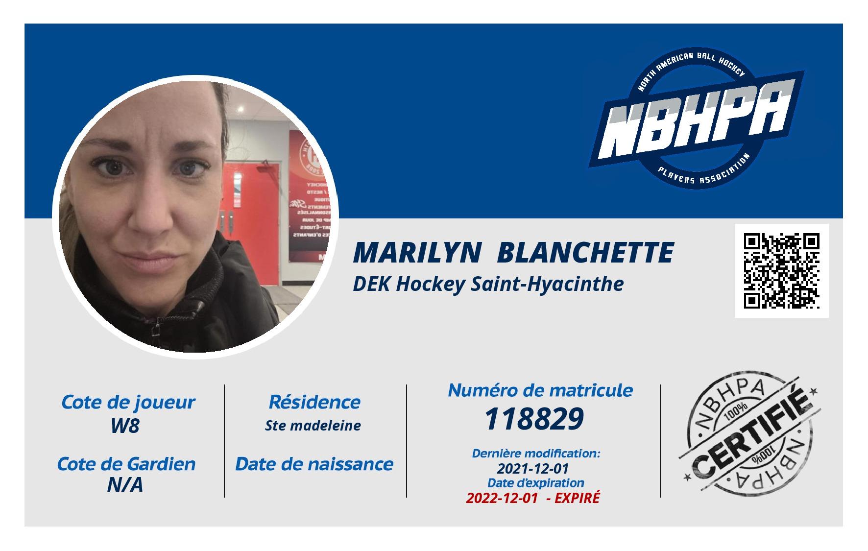 Marilyn  Blanchette 