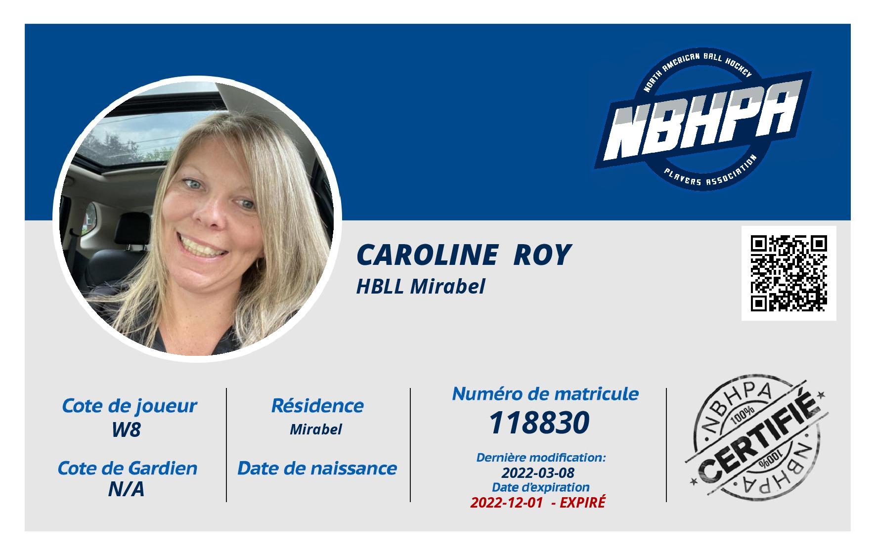 Caroline  Roy
