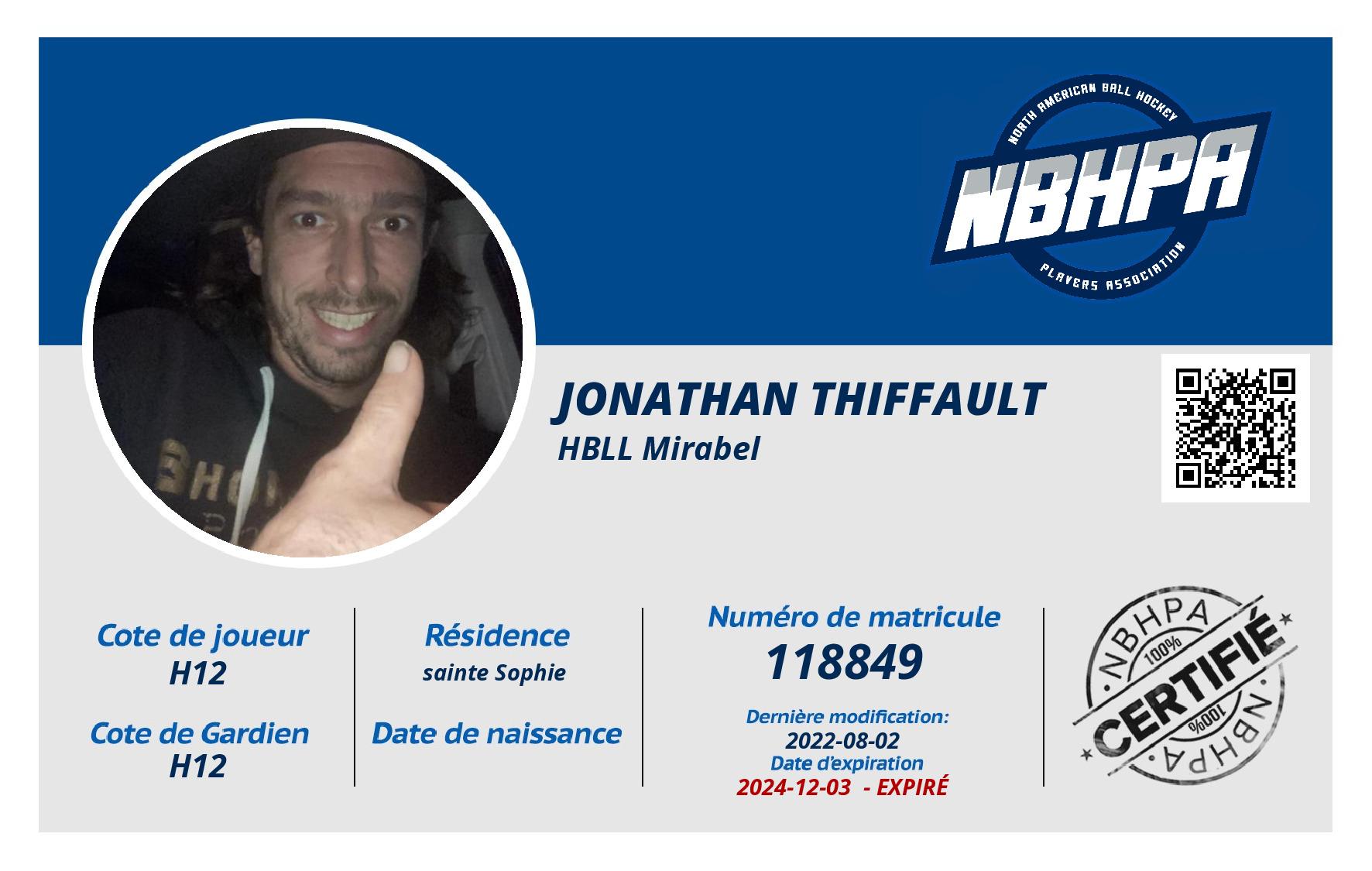 Jonathan Thiffault