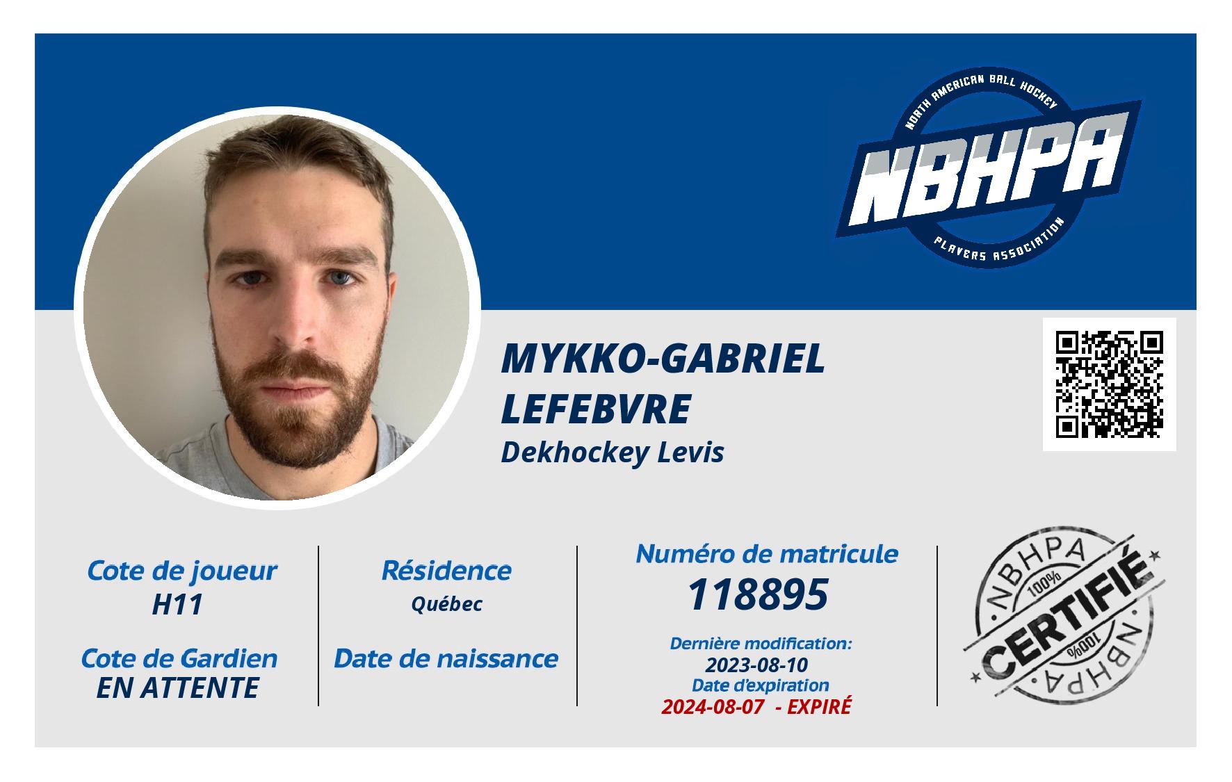 Mykko-Gabriel Lefebvre