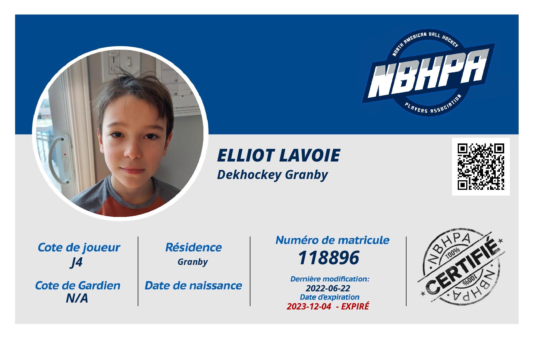 Elliot Lavoie