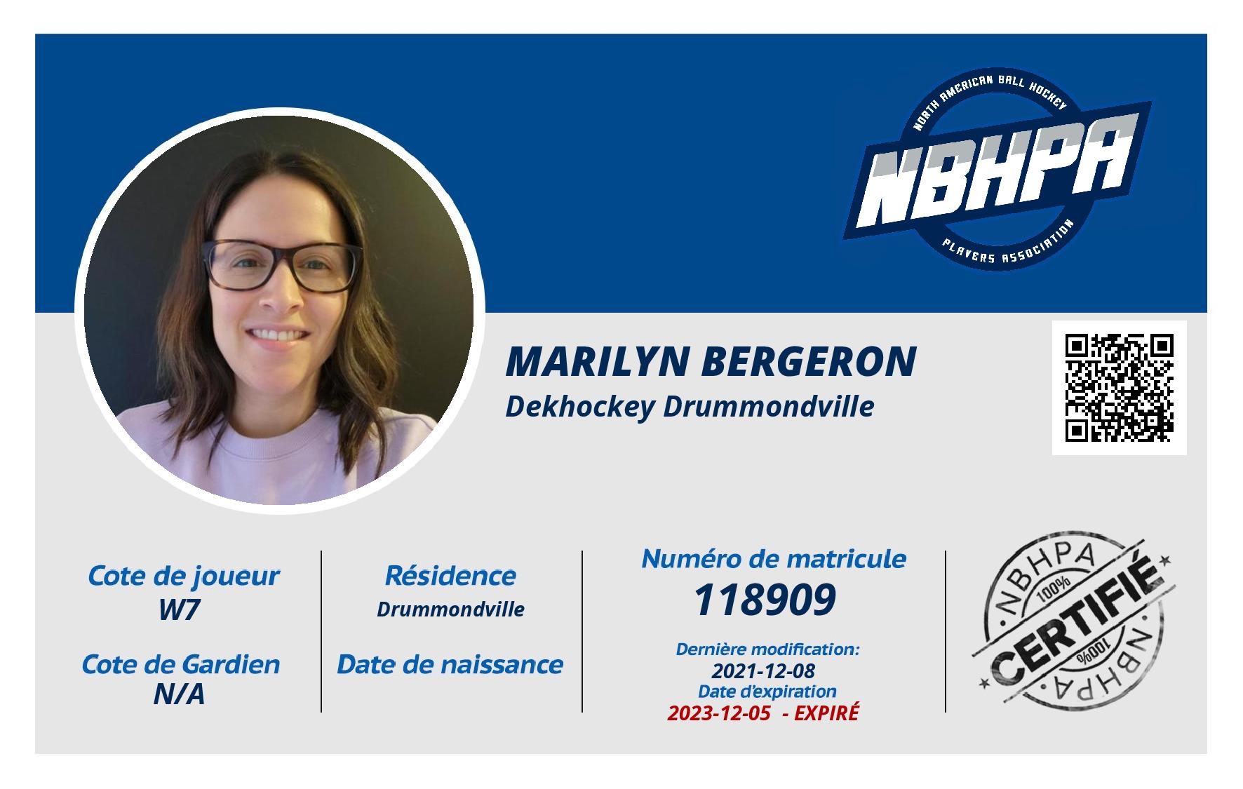 Marilyn Bergeron