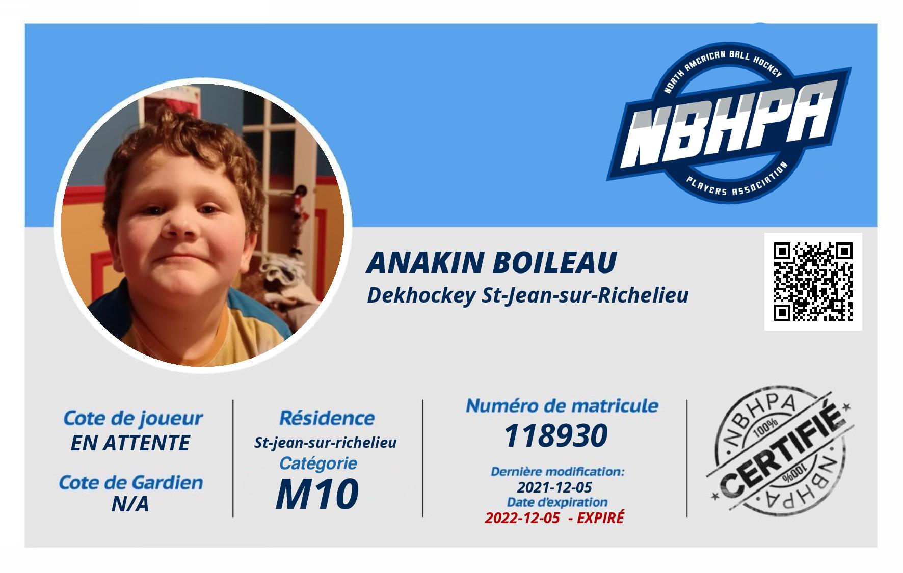 Anakin Boileau 