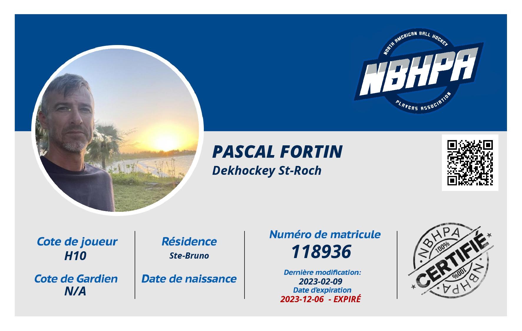 Pascal Fortin