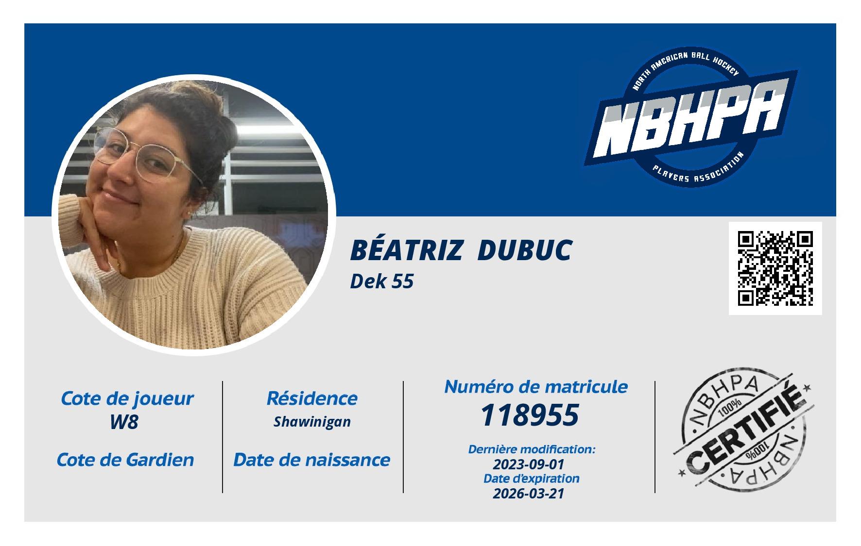Béatriz  Dubuc