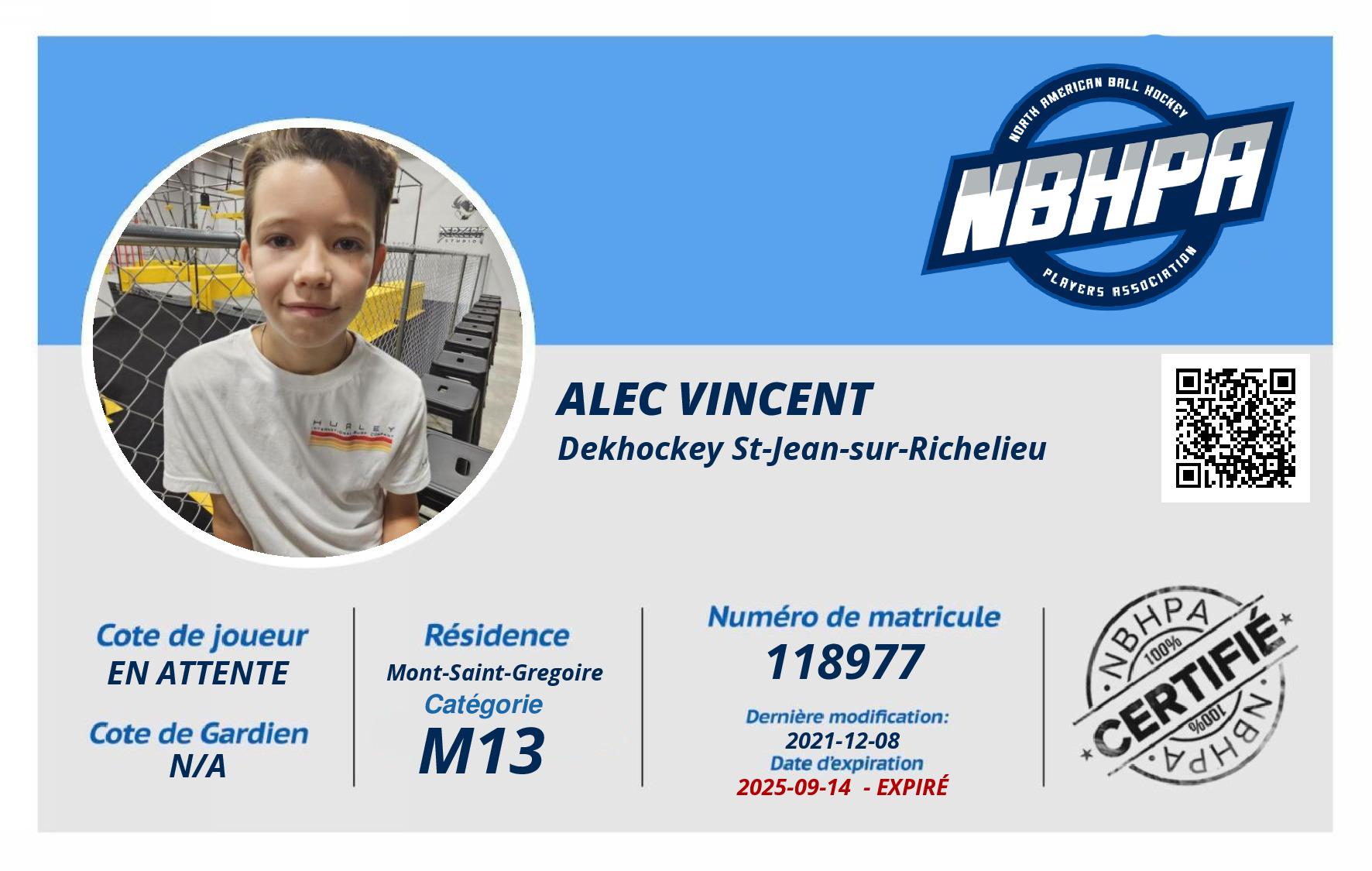Alec Vincent