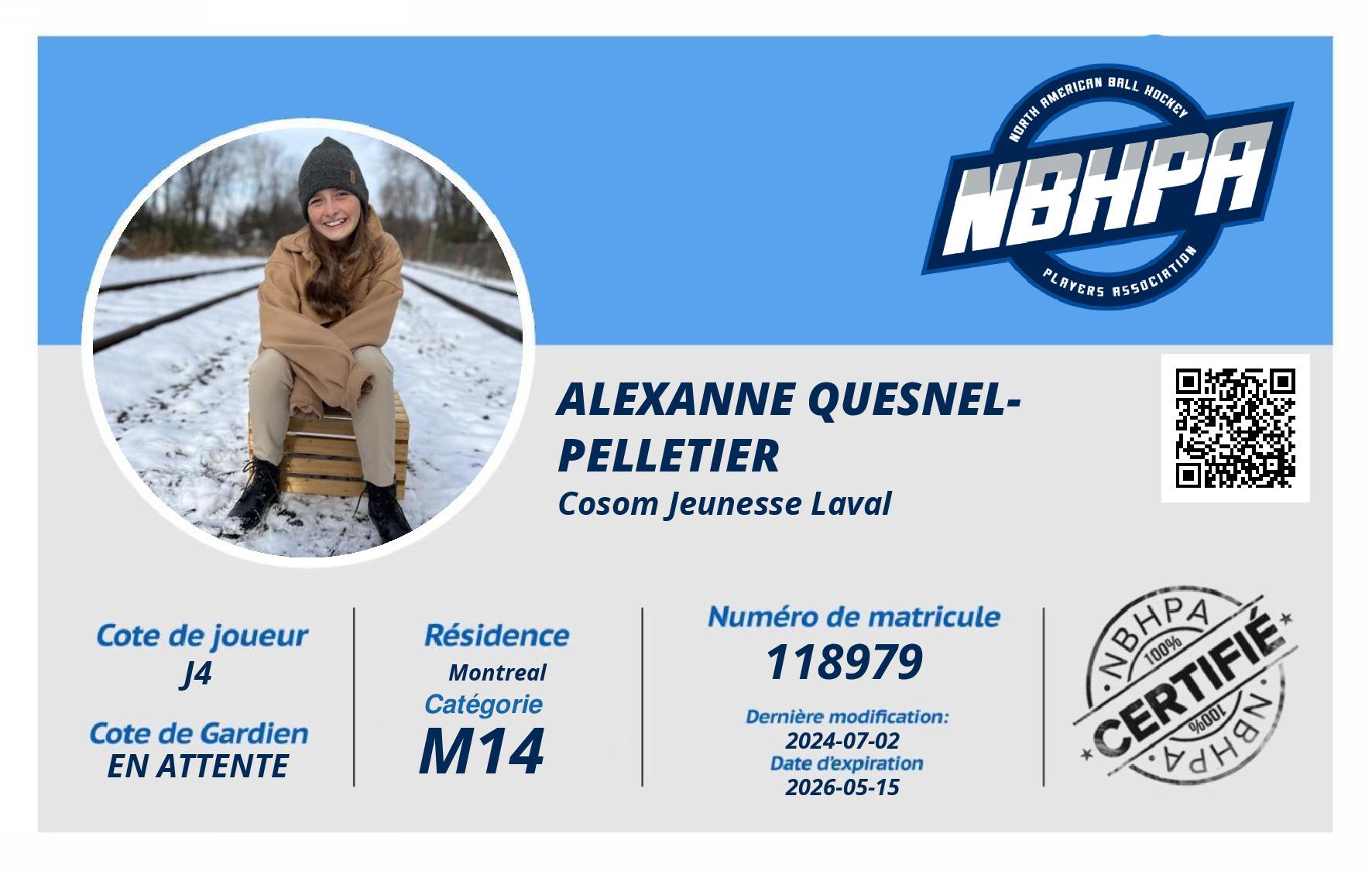 Alexanne Quesnel-Pelletier
