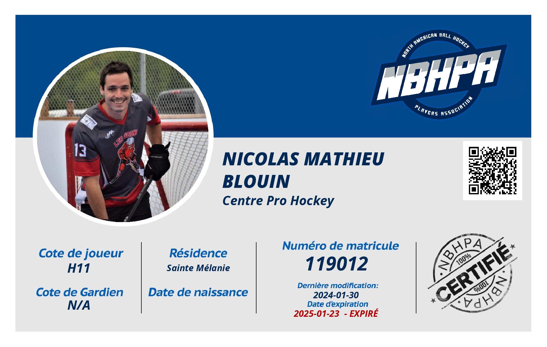 Nicolas Mathieu Blouin