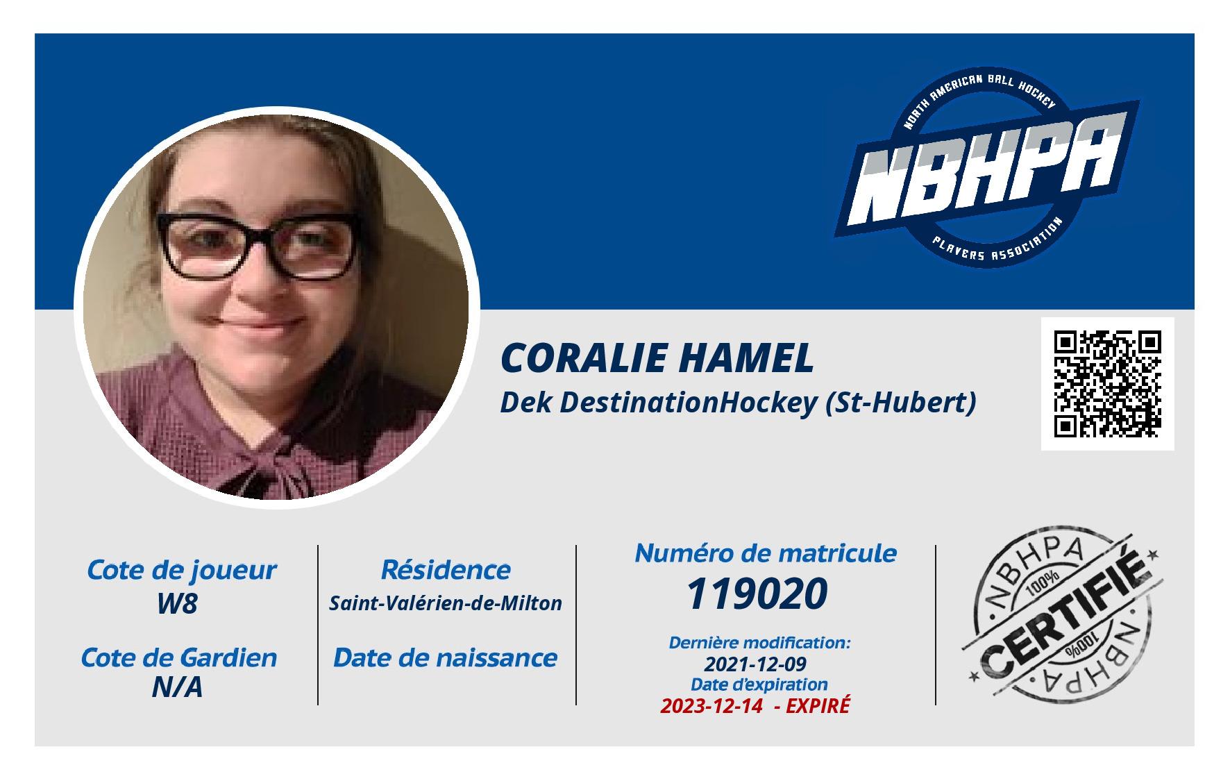 Coralie Hamel 