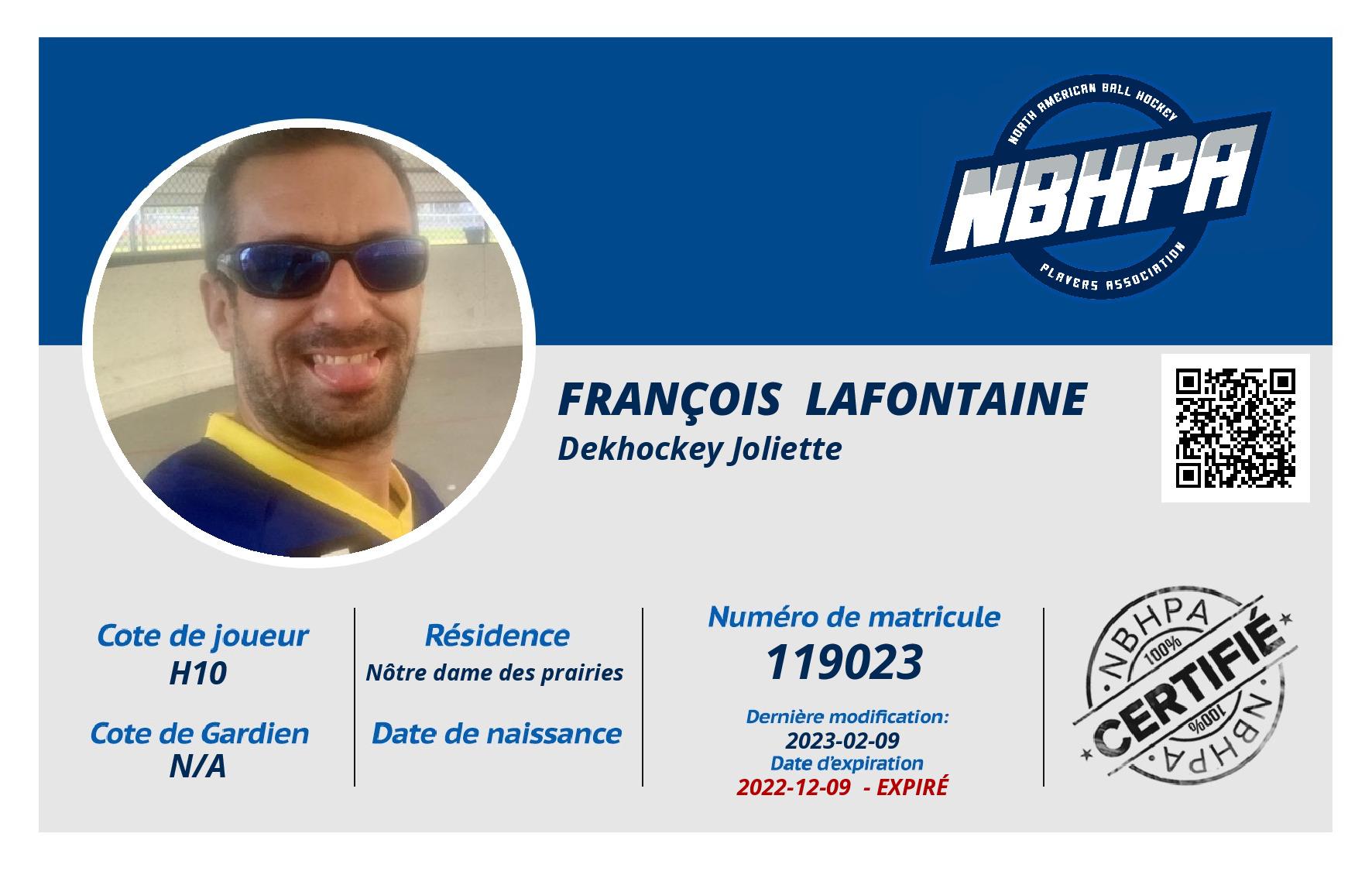 François  Lafontaine 