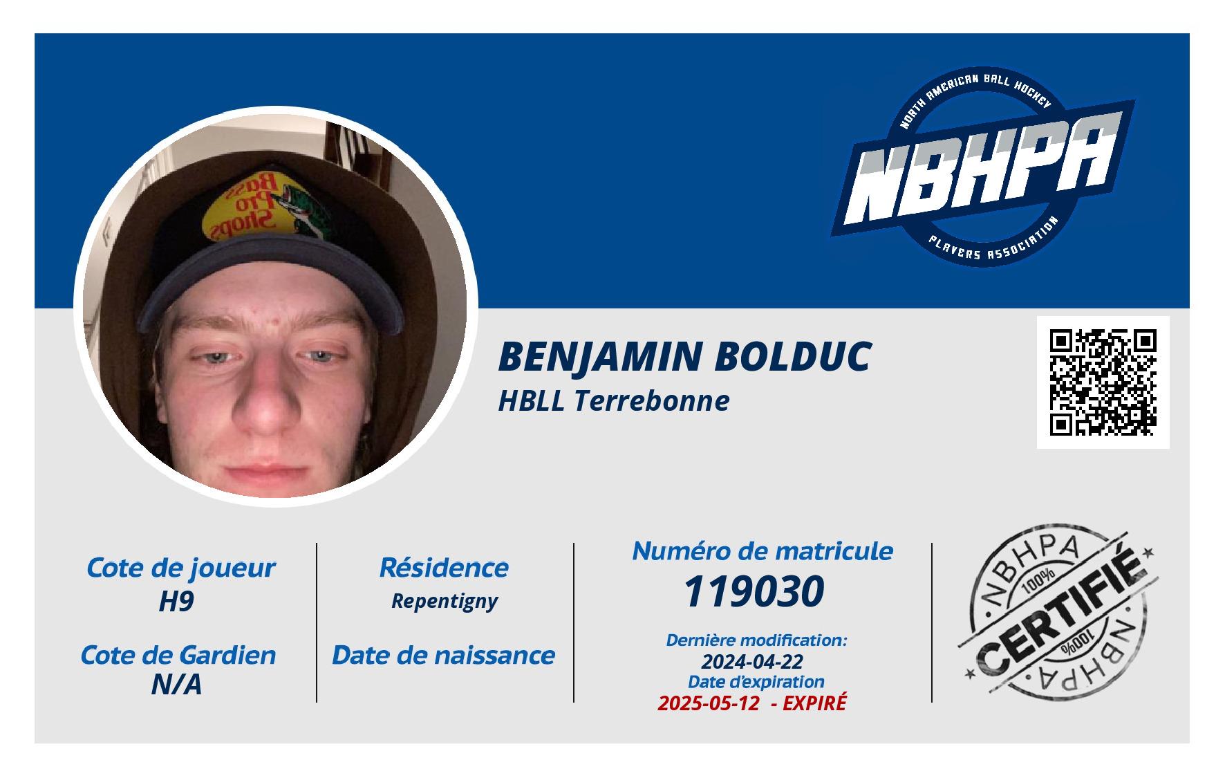 Benjamin Bolduc
