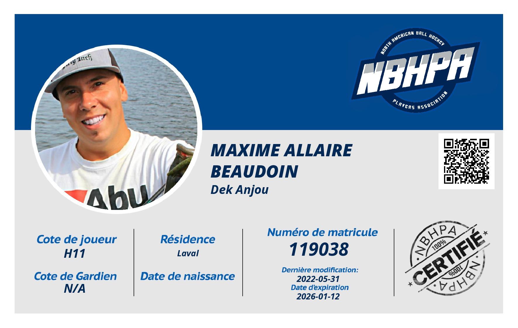 Maxime Allaire Beaudoin