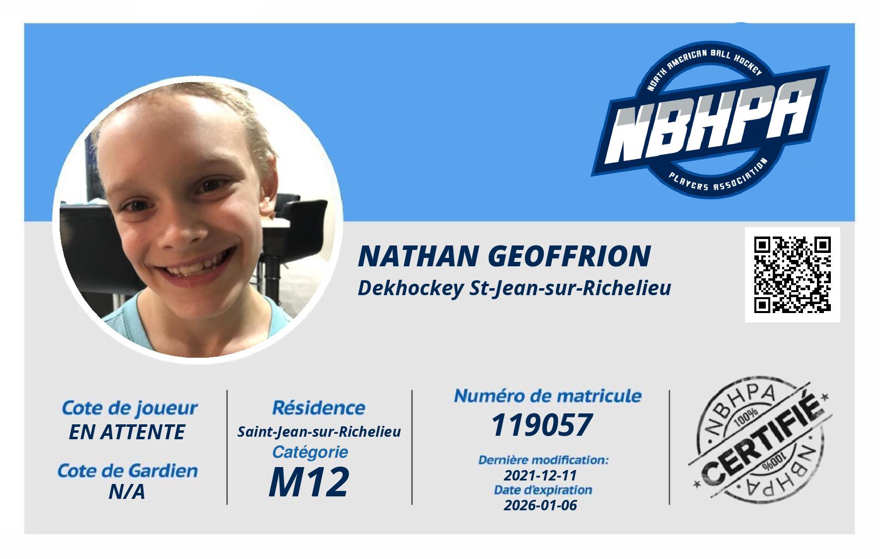 Nathan Geoffrion