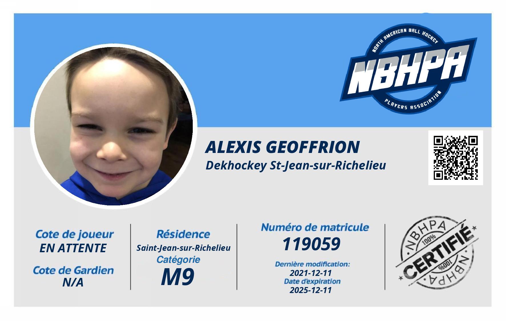 Alexis Geoffrion