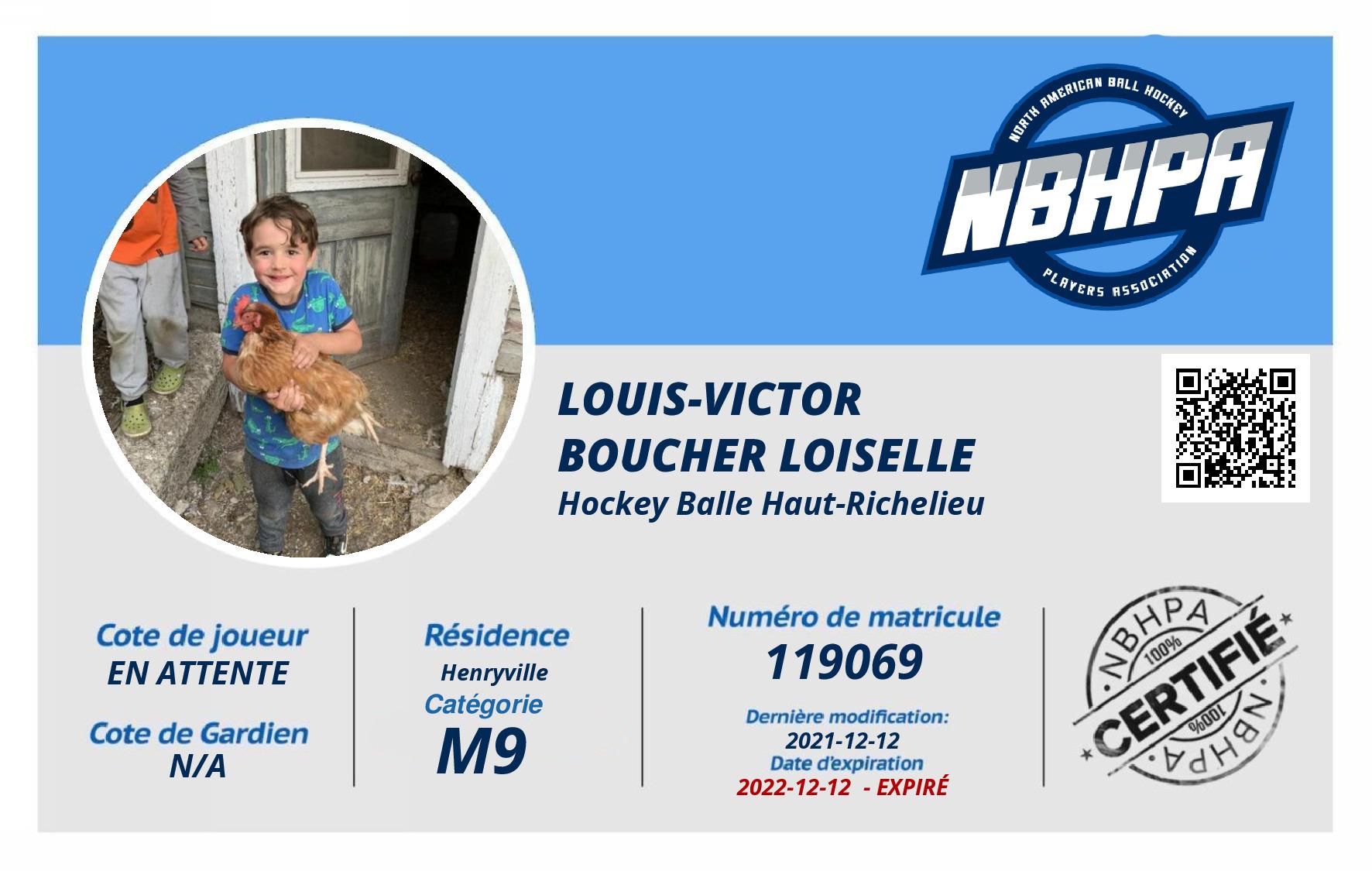 Louis-Victor  Boucher Loiselle