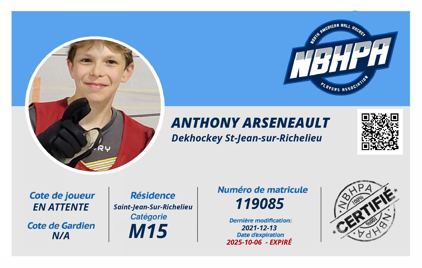 Anthony Arseneault