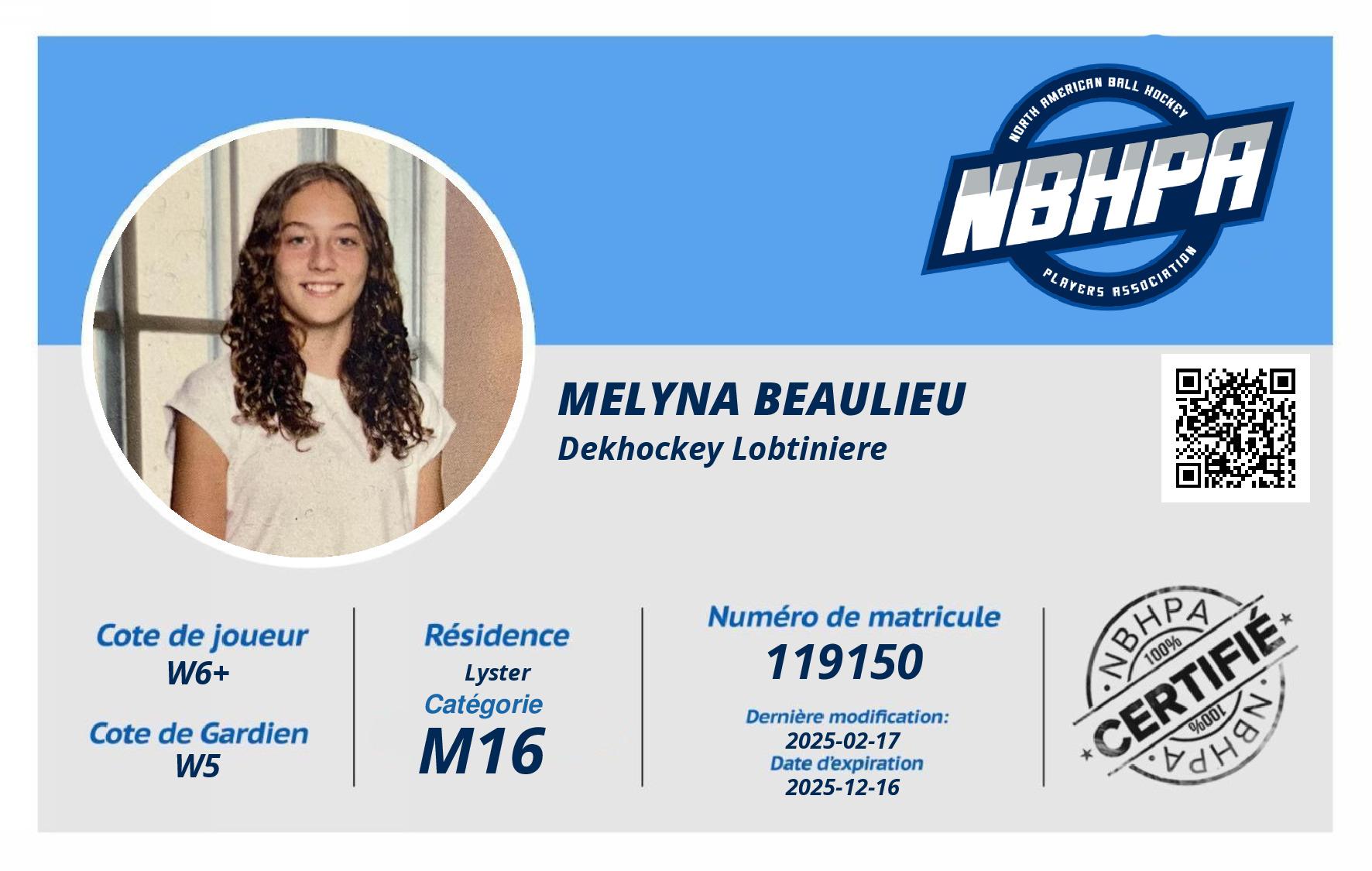 Melyna Beaulieu