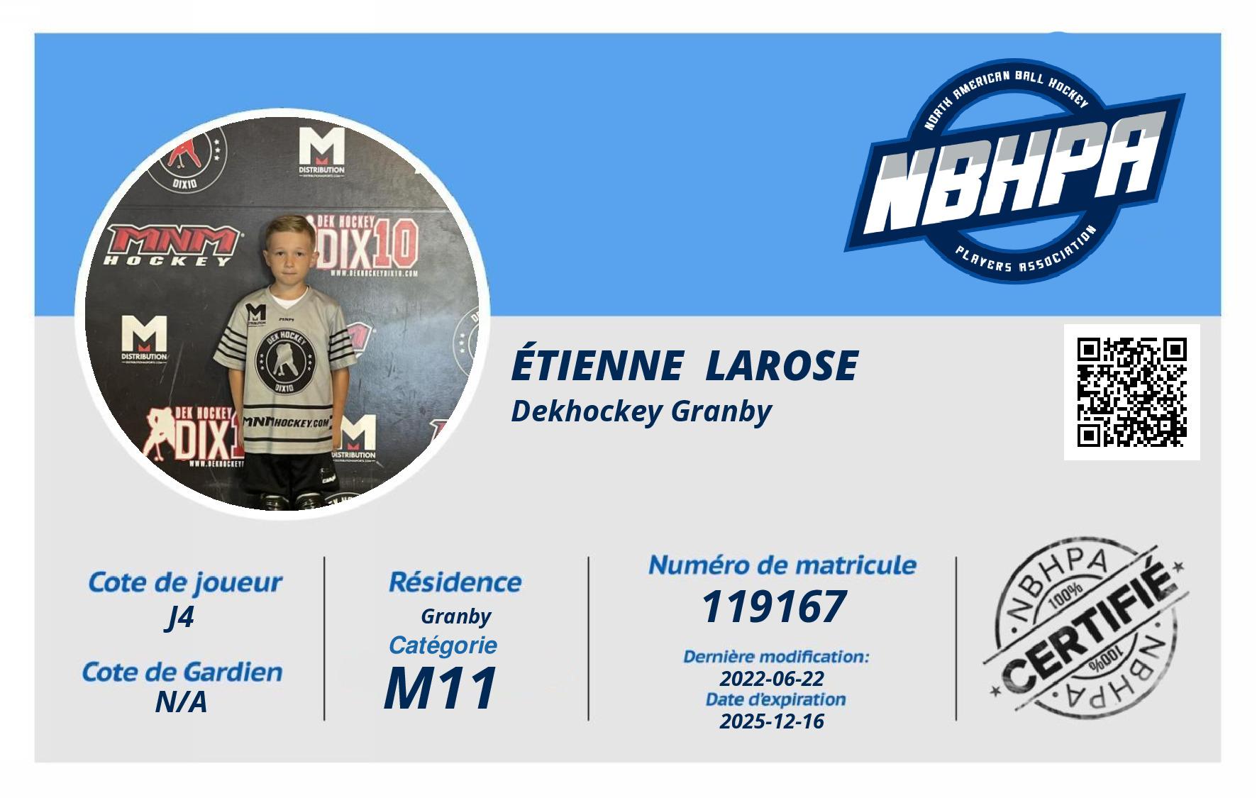 Étienne  Larose