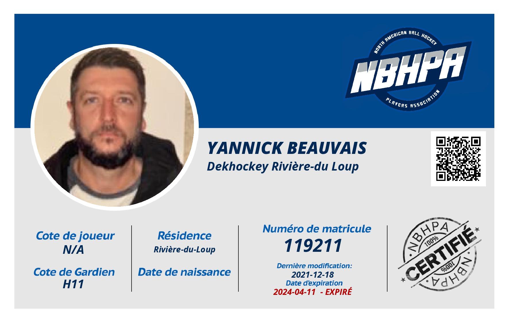 Yannick Beauvais