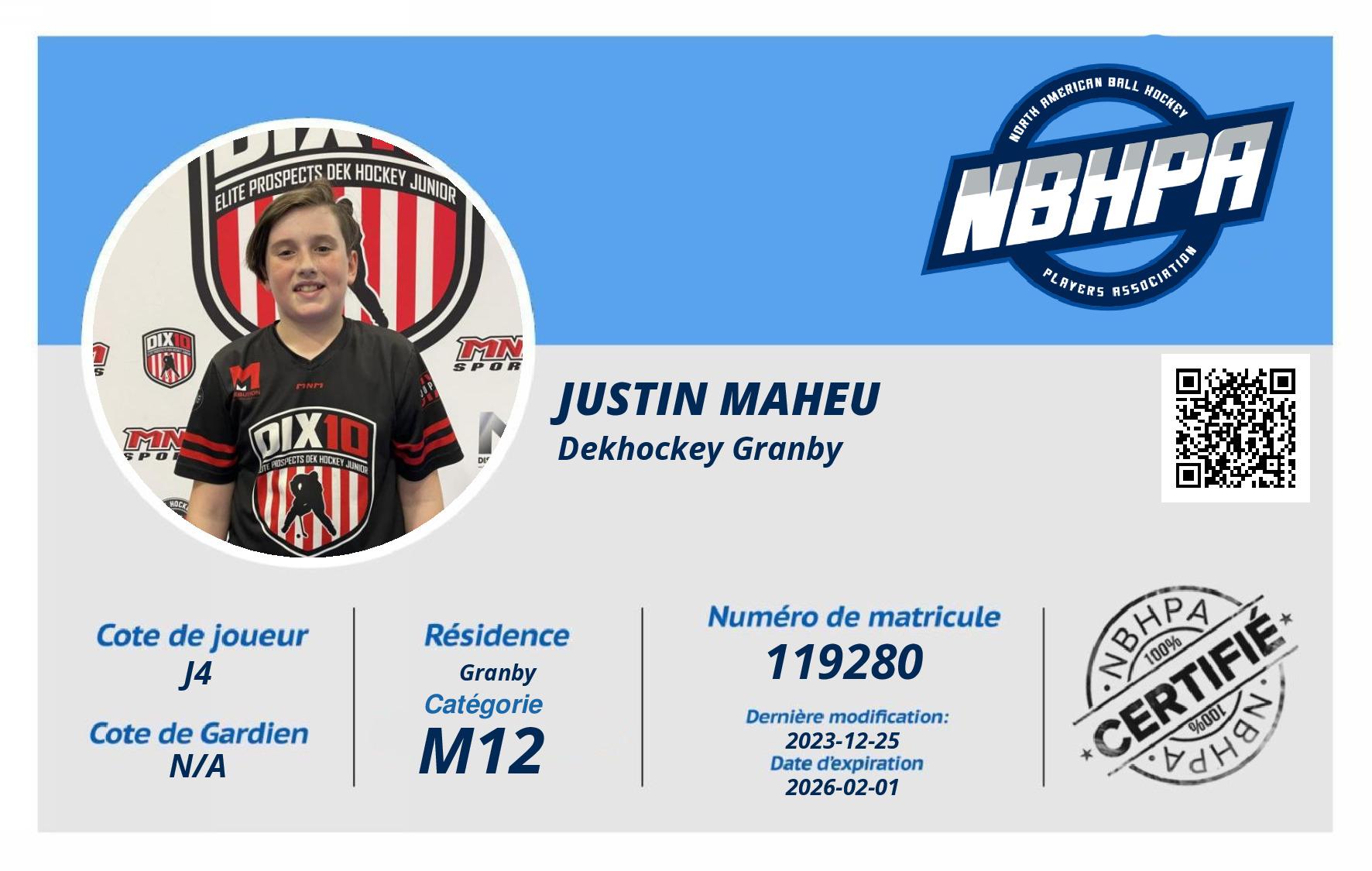 Justin Maheu